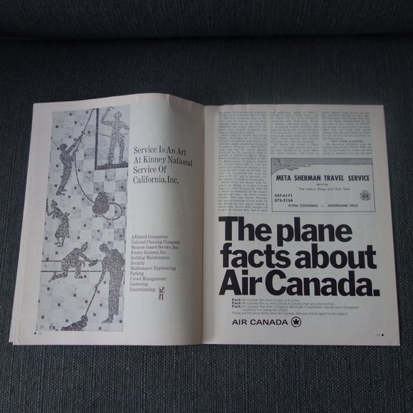 Vintage Kings vs Seals Sports Arena Nov 22 1967 Program - Picture 6 of 14